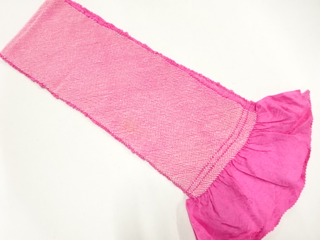 正絹　絞り　振袖用帯揚げ